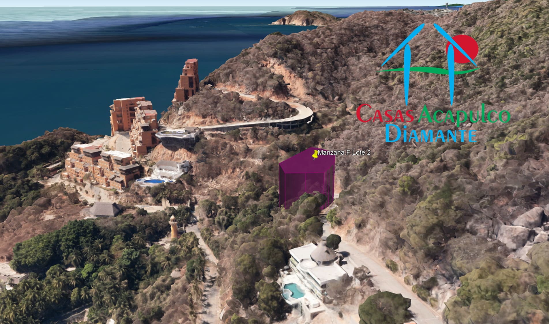 Terreno Brisas del Marqués Manzana F Lote 2 - Ubicación satelital y entorno 8